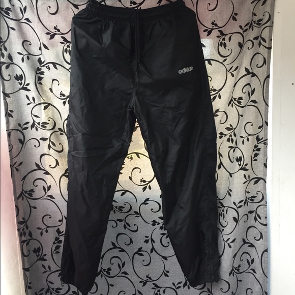 adidas nylon track pants womens